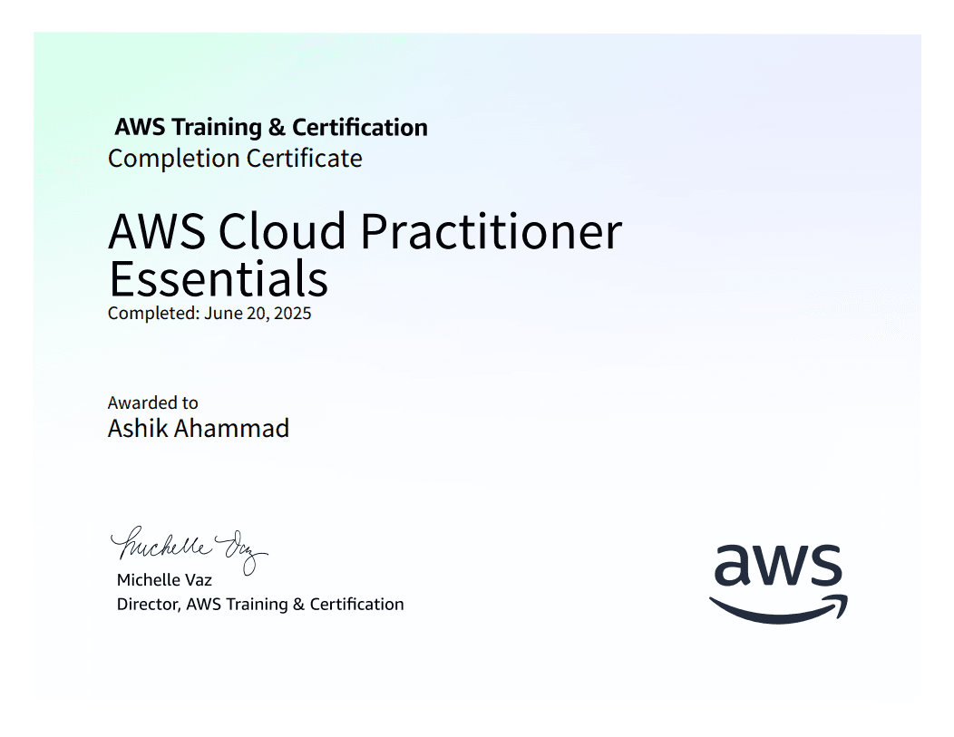 AWS Cloud Practitioner Essentials