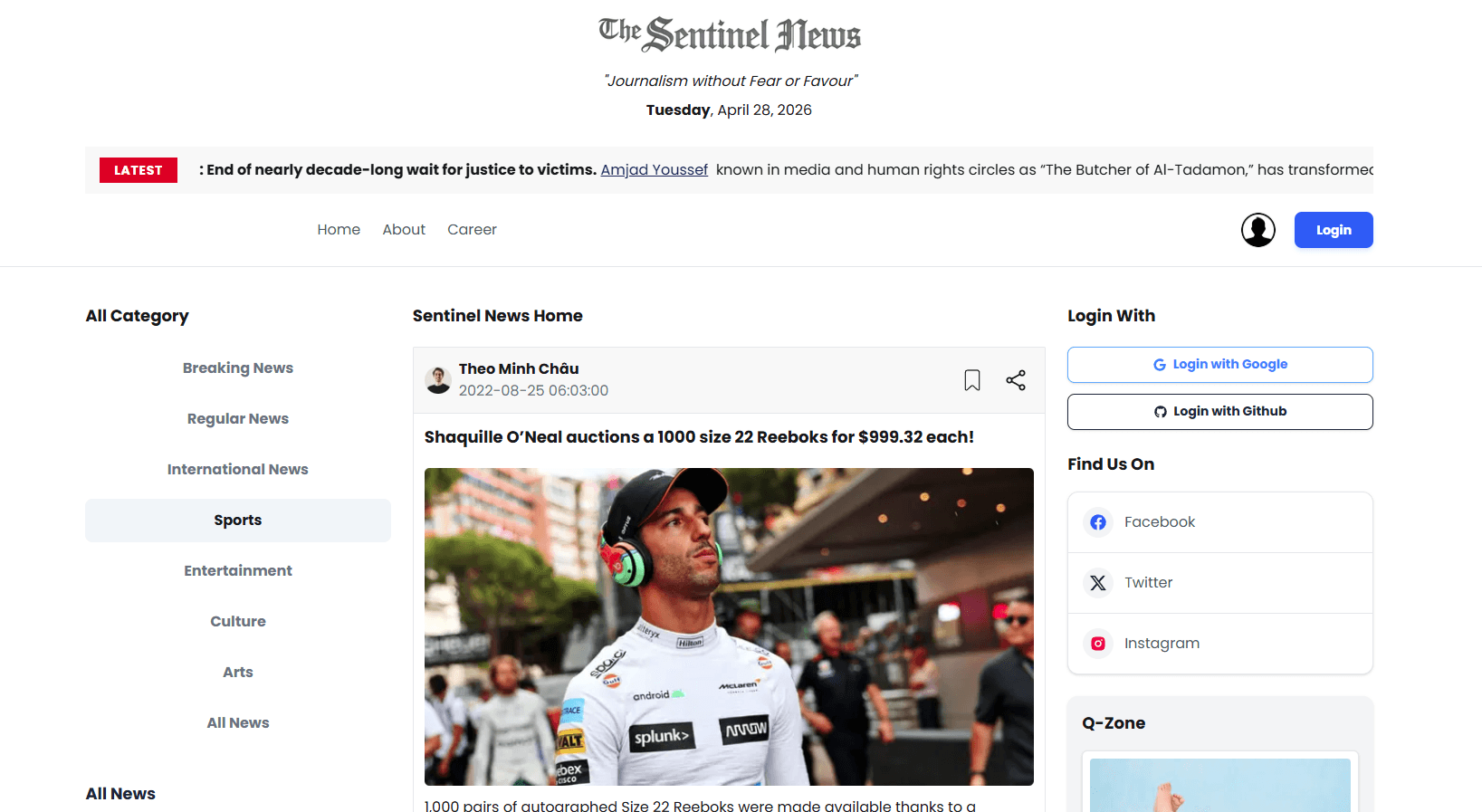 The Sentinel News